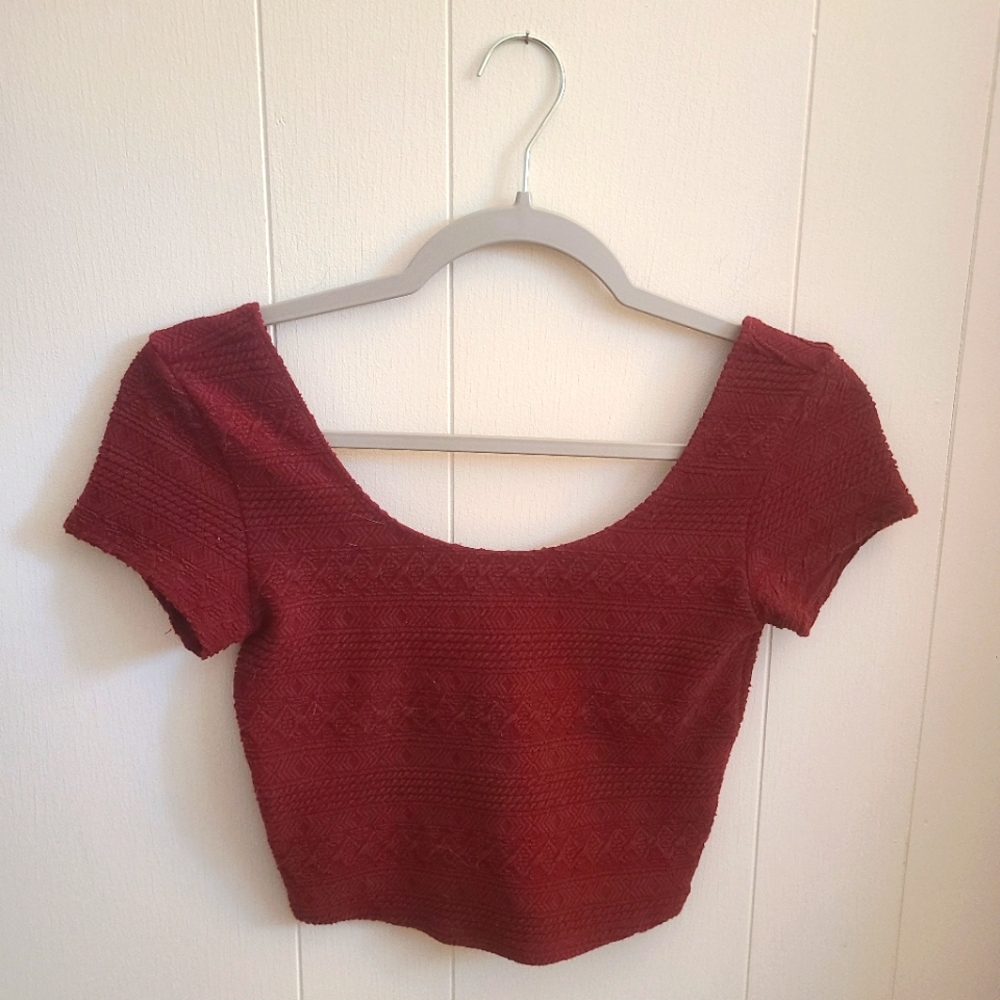 Garage crop top
